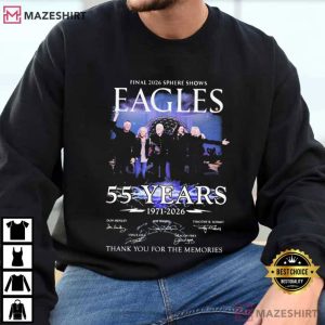 Eagles Final 2026 Sphere Shows 55 Years 1971 2026 T Shirt (4)