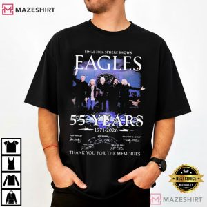 Eagles Final 2026 Sphere Shows 55 Years 1971 2026 T-Shirt