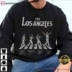 Los Angeles Dodgers Baseball Abbey Road Vintage Fan Gift T Shirt (1)