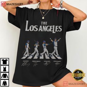Los Angeles Dodgers Baseball Abbey Road Vintage Fan Gift T Shirt (3)