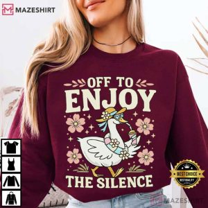 Teacher Summer Break Off To Enjoy The Silence Funny T Shirt (1)