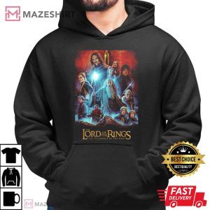 Lord Of The Rings Retro Fantasy Movie Vintage T Shirt (4)