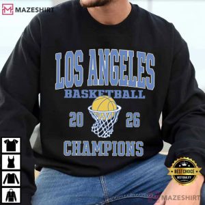 NCAA Los Angeles Basketball 2026 Champions Net T Shirt (4)