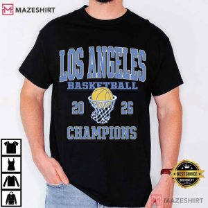 NCAA Los Angeles Basketball 2026 Champions Net T Shirt (1)