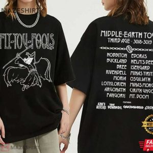 The Lord Of The Rings Middle Earth Tour Fly You Fools Wizard T-Shirt