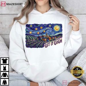 Van Gogh Let It Gogh Art Aesthetic Painting T Shirt (4)