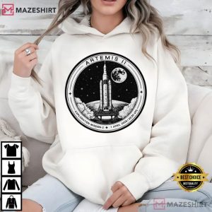 Artemis II Moon Mission NASA Space Exploration Astronomy T Shirt (4)