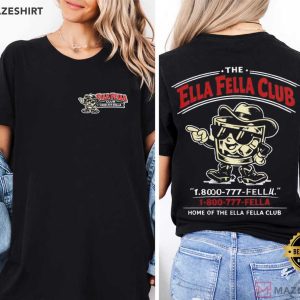 Ella Langley Ella Fella Club Cowboy 2026 Western Whiskey T Shirt (4)
