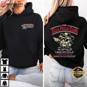 Ella Langley Ella Fella Club Cowboy 2026 Western Whiskey T Shirt (3)