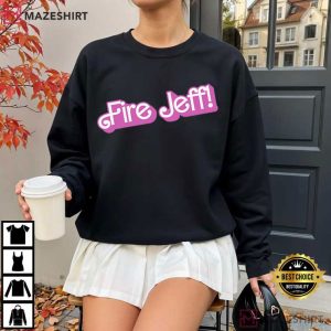 Fire Jeff Pink Graphic T Shirt (4)