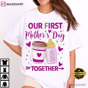 Our First Mother's Day Together 2026 Mom Baby T Shirt (1)