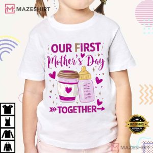 Our First Mother's Day Together 2026 Mom Baby T Shirt (2)