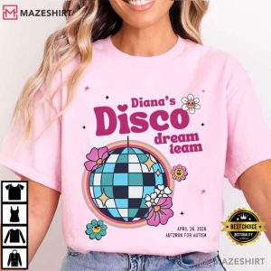 Diana's Disco Dream Team Aut2run For Autism T Shirt (1)