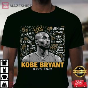 Kobe Bryant NBA Success Basketball Sports T Shirt (1)