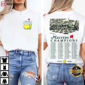 Masters Augusta National Golf Course 1943 2026 Tournament T Shirt (2)