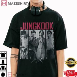 Jung Kook BTS Boy Band ARMY Fan Gift T Shirt (4)