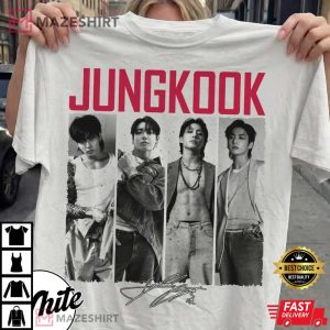 Jung Kook BTS Boy Band ARMY Fan Gift T Shirt (1)