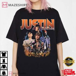 Justin Bieber Pop Star Vintage Music Lovers T Shirt (1)