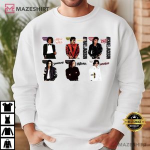 Michael Jackson Legendary Albums 90s Pop Music T Shirt (4)