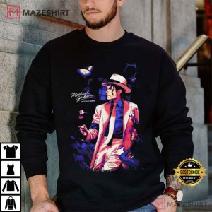 Michael Jackson Smooth Criminal Pop Art Retro Music Fan T Shirt (1)