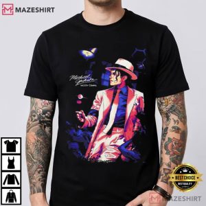 Michael Jackson Smooth Criminal Pop Art Retro Music Fan T Shirt (2)