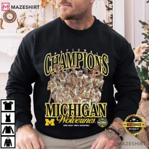 Michigan Wolverines 2026 National Champions Basketball T Shirt (3)