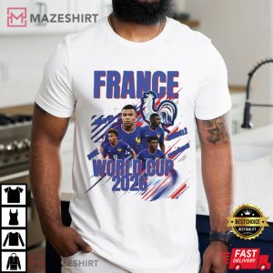 France World Cup 2026 Kylian Mbappe Football T Shirt (1)