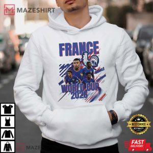 France World Cup 2026 Kylian Mbappe Football T Shirt (3)