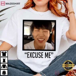 Jimin BTS Excuse Me Meme Kpop Boy Group Member T Shirt (2)
