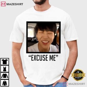 Jimin BTS Excuse Me Meme Kpop Boy Group Member T Shirt (3)