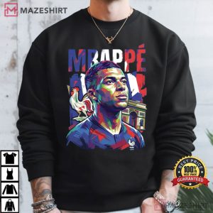 Kylian Mbappe Dynamic Pop Art Football Legend World Cup 2026 T Shirt (4)