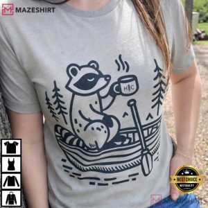 Happy Camping Raccoon Adventure T-Shirt