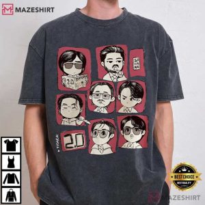 BTS Arirang BTS Tour 2026 Cute Chibi Group T Shirt (1)