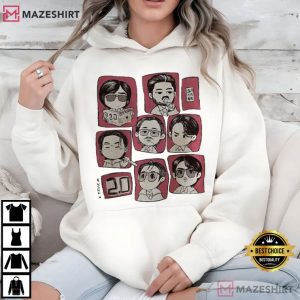 BTS Arirang BTS Tour 2026 Cute Chibi Group T Shirt (3)