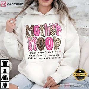 Motherhood Retro Leopard Print Mom Life T Shirt (3)
