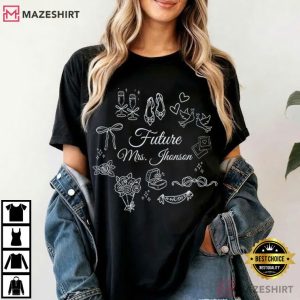 Future Mrs Funny Bride Custom Name T Shirt (2)