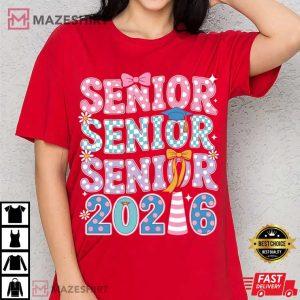 Senior Graduation Class Of 2026 School Spirit T Shirt (3)