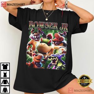 Bowser Jr Super Mario Villain Vintage Video Game T Shirt (1)