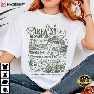 Roswell UFO Area 31 Sci Fi Caster Pollux T Shirt (2)