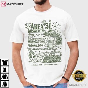 Roswell UFO Area 31 Sci Fi Caster Pollux T-Shirt