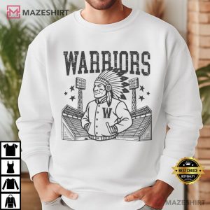 Warriors Baseball Game Day Mom Sports T Shirt (2)