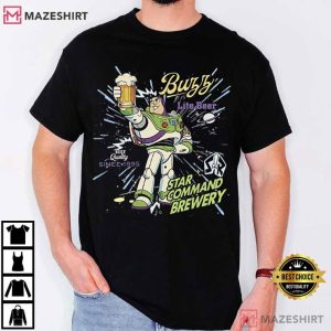 Toy Story Buzz Lite Beer Funny Space Ranger Dad T Shirt (1)