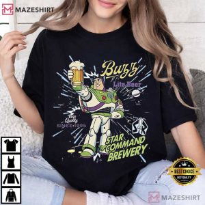 Toy Story Buzz Lite Beer Funny Space Ranger Dad T Shirt (2)