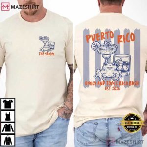 Joint Bachelor Bachelorette Party Custom Puerto Rico Bach Club T Shirt (3)
