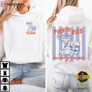 Puerto Rico Bach Club Joint Bachelor Bachelorette Party Custom T Shirt (2)