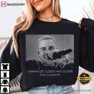 Justin Bieber Coachella Live Daisies Vintage Retro Music T Shirt (1)