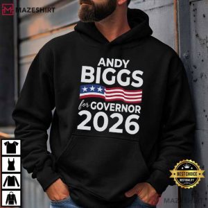 Andy Biggs For Governor 2026 Patriotic Election Campaign T Shirt (3)