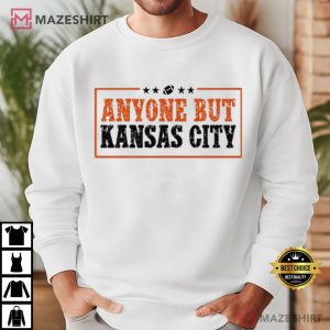 Anyone But Kansas City Football Team T Shirt (4)