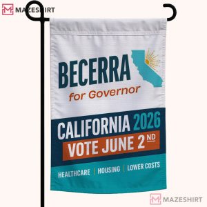 Becerra For California Governor Garden Flag (1)