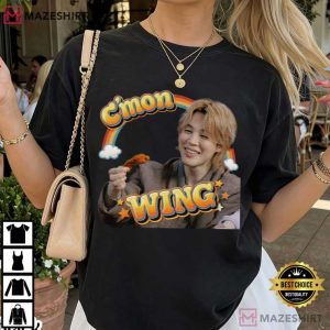 Come On Wing Jimin BTS Funny ARMY Merch T Shirt (2)